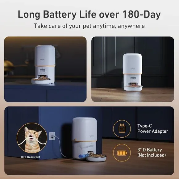 Yuposl Automatic Pet Feeder - Picture 5 of 7